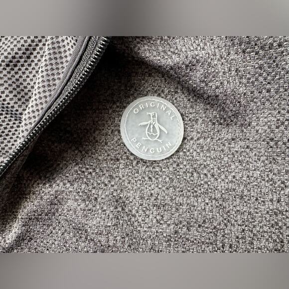 Original Penguin by Munsingwear Men’s Golf 1/4 zip pullover Sweater Sz M - Picture 4 of 7